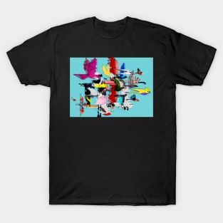 Abstract Birds T-Shirt